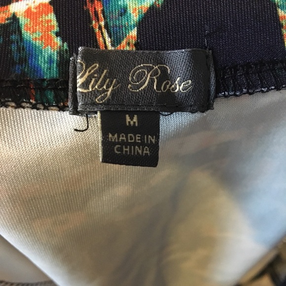 NWOT Macy's Lily Rose Tribal Skater Skirt Size M - Picture 4 of 4